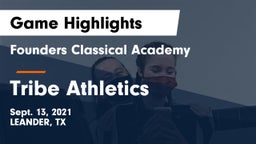 Founders Classical Academy vs Tribe Athletics Game Highlights - Sept. 13, 2021