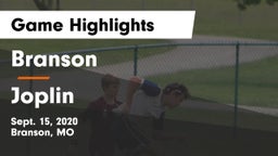 Branson  vs Joplin  Game Highlights - Sept. 15, 2020
