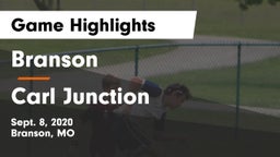 Branson  vs Carl Junction  Game Highlights - Sept. 8, 2020