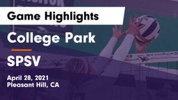 College Park  vs SPSV Game Highlights - April 28, 2021
