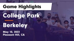 College Park  vs Berkeley  Game Highlights - May 10, 2022