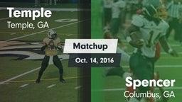 Matchup: Temple  vs. Spencer  2016