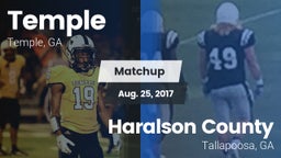 Matchup: Temple  vs. Haralson County  2017