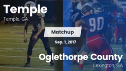 Matchup: Temple  vs. Oglethorpe County  2017