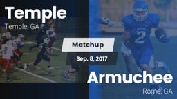 Matchup: Temple  vs. Armuchee  2016