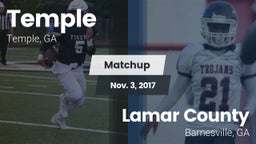 Matchup: Temple  vs. Lamar County  2016