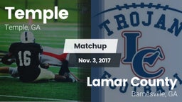 Matchup: Temple  vs. Lamar County  2017