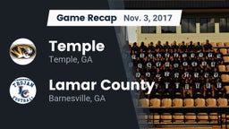 Recap: Temple  vs. Lamar County  2017