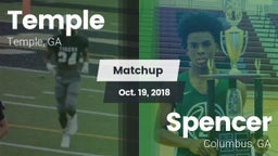 Matchup: Temple  vs. Spencer  2018