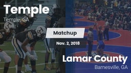 Matchup: Temple  vs. Lamar County  2018