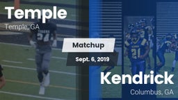 Matchup: Temple  vs. Kendrick  2019
