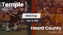 Matchup: Temple  vs. Heard County  2019