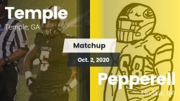 Matchup: Temple  vs. Pepperell  2020