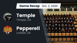 Recap: Temple  vs. Pepperell  2020