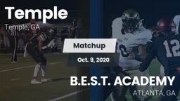 Matchup: Temple  vs. B.E.S.T. ACADEMY  2020