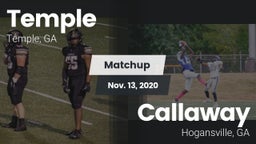 Matchup: Temple  vs. Callaway  2020