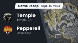 Recap: Temple  vs. Pepperell  2023