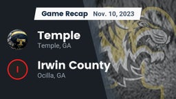 Recap: Temple  vs. Irwin County  2023