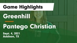 Greenhill  vs Pantego Christian  Game Highlights - Sept. 4, 2021