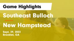 Southeast Bulloch  vs New Hampstead Game Highlights - Sept. 29, 2022