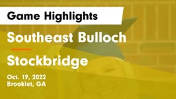 Southeast Bulloch  vs Stockbridge  Game Highlights - Oct. 19, 2022