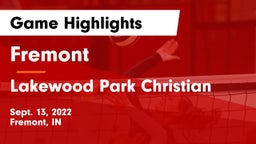 Fremont  vs Lakewood Park Christian  Game Highlights - Sept. 13, 2022