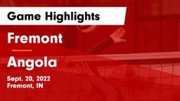 Fremont  vs Angola  Game Highlights - Sept. 20, 2022