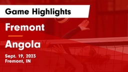 Fremont  vs Angola  Game Highlights - Sept. 19, 2023