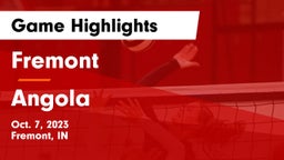 Fremont  vs Angola  Game Highlights - Oct. 7, 2023