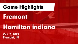 Fremont  vs Hamilton  indiana Game Highlights - Oct. 7, 2023
