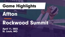 Affton  vs Rockwood Summit  Game Highlights - April 11, 2023