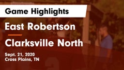 East Robertson  vs Clarksville North Game Highlights - Sept. 21, 2020