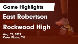 East Robertson  vs Rockwood High Game Highlights - Aug. 21, 2021