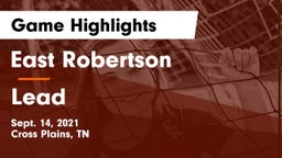 East Robertson  vs Lead Game Highlights - Sept. 14, 2021