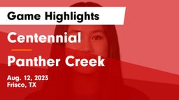 Centennial  vs Panther Creek  Game Highlights - Aug. 12, 2023