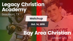 Matchup: Legacy Christian vs. Bay Area Christian  2016