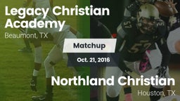 Matchup: Legacy Christian vs. Northland Christian  2016