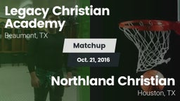 Matchup: Legacy Christian vs. Northland Christian  2015