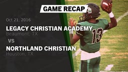 Recap: Legacy Christian Academy  vs. Northland Christian  2016