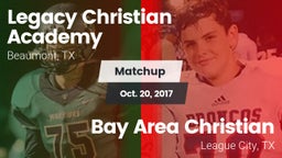 Matchup: Legacy Christian vs. Bay Area Christian  2017