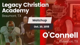 Matchup: Legacy Christian vs. O'Connell  2018