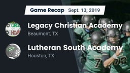 Recap: Legacy Christian Academy  vs. Lutheran South Academy 2019