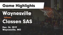 Waynesville  vs Classen SAS Game Highlights - Dec. 26, 2019