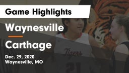 Waynesville  vs Carthage  Game Highlights - Dec. 29, 2020