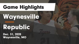 Waynesville  vs Republic  Game Highlights - Dec. 31, 2020