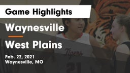 Waynesville  vs West Plains  Game Highlights - Feb. 22, 2021