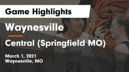 Waynesville  vs Central  (Springfield MO) Game Highlights - March 1, 2021