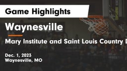Waynesville  vs Mary Institute and Saint Louis Country Day School Game Highlights - Dec. 1, 2023