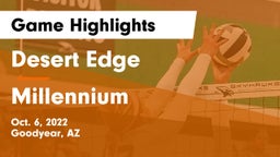 Desert Edge  vs Millennium   Game Highlights - Oct. 6, 2022