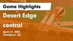 Desert Edge  vs central  Game Highlights - April 21, 2023